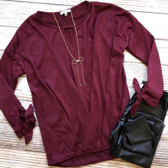 Long Bow Necklace - Picture 3 of 6